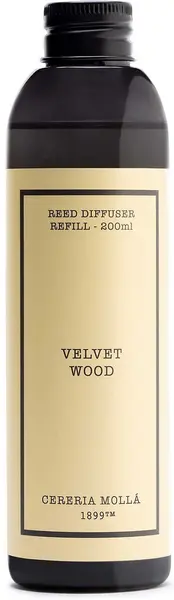 Rezervă odorizantă de cameră Cereria Molla - Velvet Wood, 200 ml