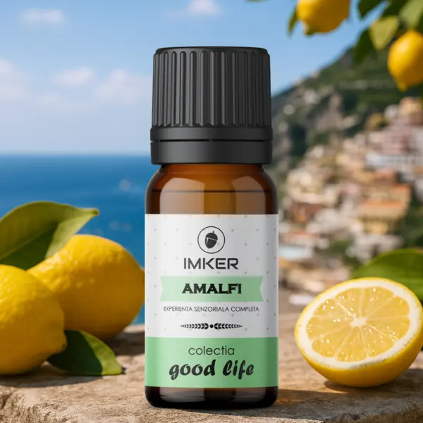 Rezerva parfum ambient IMKER aroma AMALFI - printre arome: lamaie, mandarina, mosc 10 ml