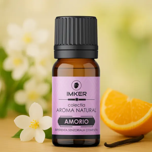 Rezerva parfum ambient IMKER aroma AMORIO - printre arome: lavanda, iasomie, portocala 10 ml
