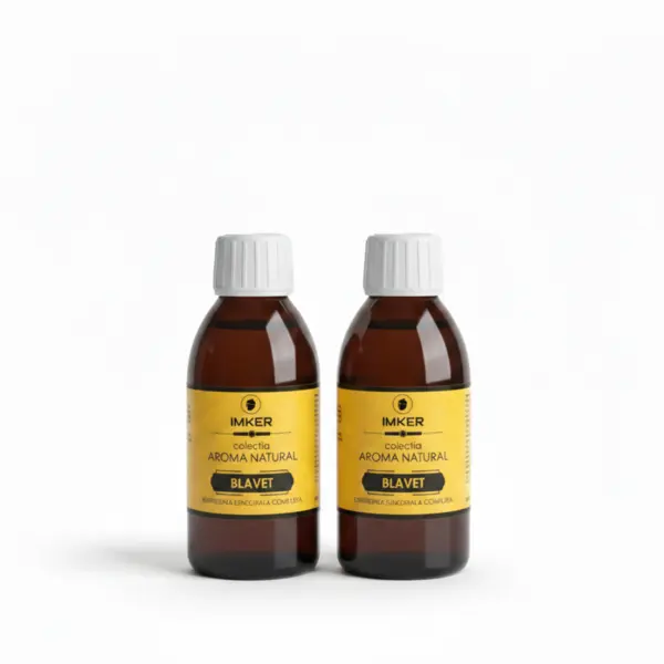 Rezerva parfum ambient IMKER aroma BLAVET - printre arome: lamaie, trandafir, cedru 2x200 ml