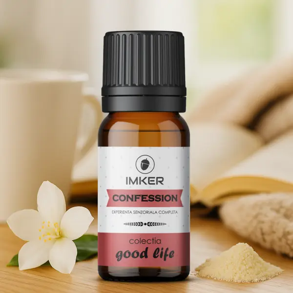 Rezerva parfum ambient IMKER aroma CONFESSION - printre arome: lamaie, iasomie, tamaie 10 ml