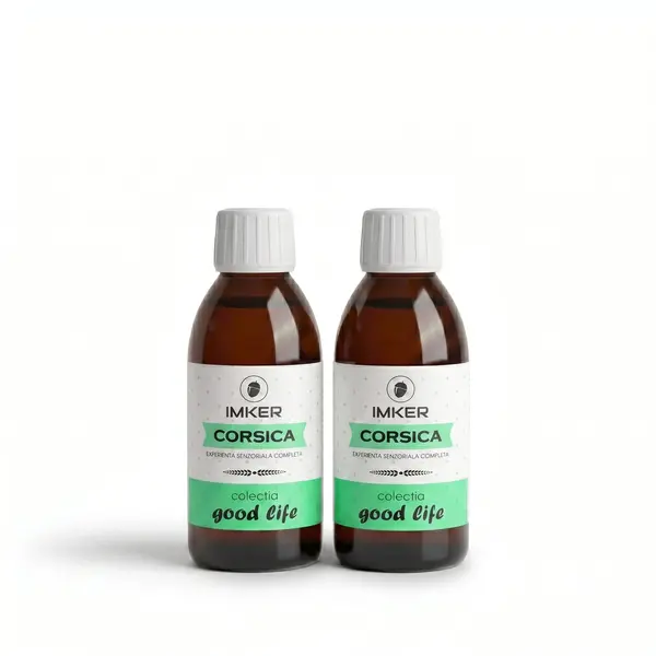 Rezerva parfum ambient IMKER aroma CORSICA - printre arome: floare de portocal, magnolie, cedru 2x200 ml