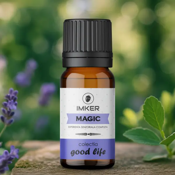 Rezerva parfum ambient IMKER aroma MAGIC - printre arome: lamaie, mosc, vetiver 10 ml