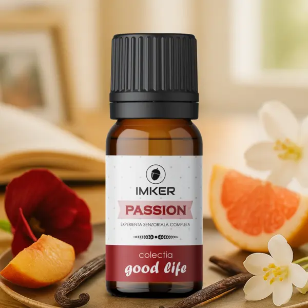 Rezerva parfum ambient IMKER aroma PASSION - printre arome: bergamota, grapefruit, mosc 10 ml