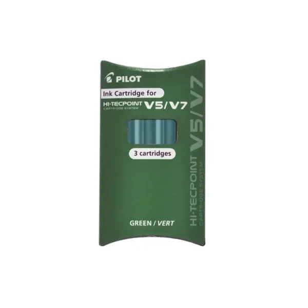 Rezerva roller Pilot V5/V7 Hi-Tecpoint diverse culori 3buc/set Rezerva roller Pilot V5/V7 Hi-Tecpoint diverse culori 3buc/set verde