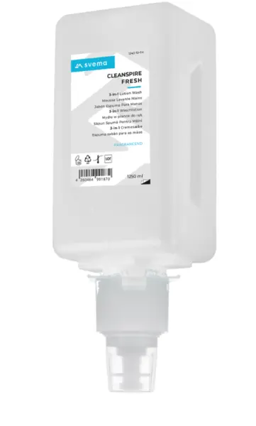 Rezerva sapun 3 in 1 pentru dozator cu parfum proaspat Svema Cleanspire Fresh 500 ml SAPUN 3 IN 1 500ML CLEANSPIRE FRESH SVEMA