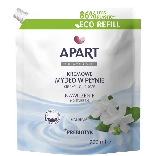 Rezerva sapun lichid cremos cu Gardenia si Vanilie, 900ml, Apart