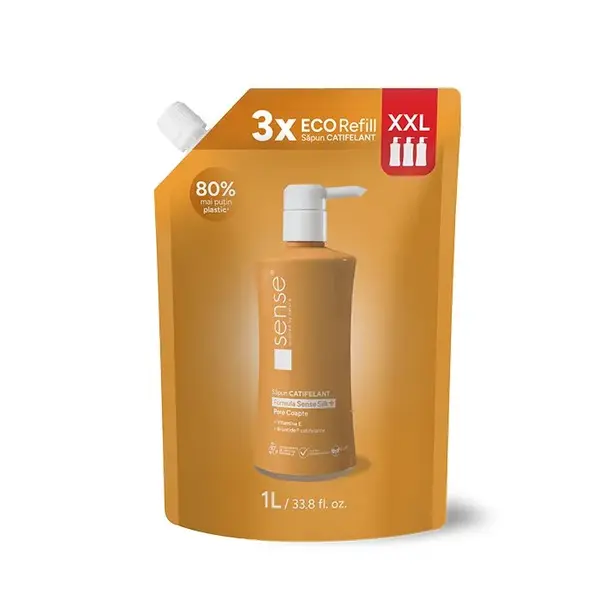 Rezervă săpun lichid pentru mâini SenseSilk+ 1L diverse parfumuri Rezervă săpun lichid pentru mâini SenseSilk+ 1L diverse parfumuri pere coapte