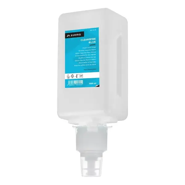Rezerva sapun spuma parfumata pentru dispenser Svema Cleanspire blue Logan-m 500 ml Sapun spuma 500 ml Cleanspire blue Logan-m Svema