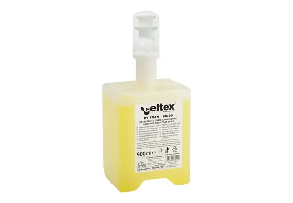 Rezerva sapun spuma pentru dispenser testat dermatologic Celtex HyFoam 900 mL Rezerva sapun spuma pentru dispenser testat dermatologic Celtex HyFoam 900 mL