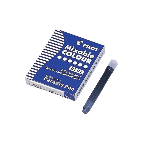 Rezerva stilou Pilot Parallel Pen diverse culori 6 buc/set Rezerva stilou Pilot Parallel Pen diverse culori 6 buc/set albastru