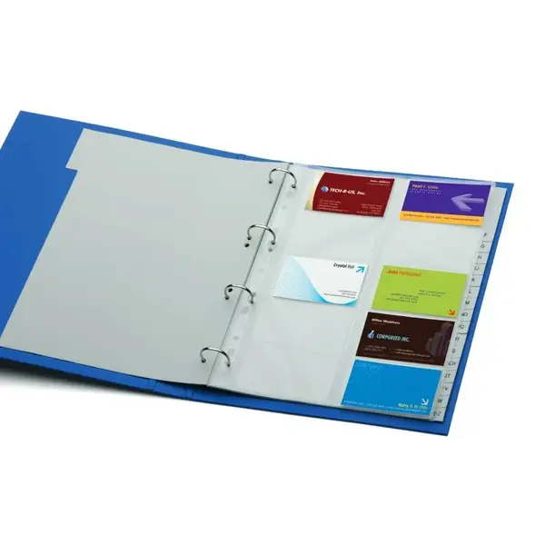 Rezerve clasor carti vizita Durable Visifix 200 10 bucati/set Rezerve clasor carti vizita Durable Visifix 200 10 bucati/set