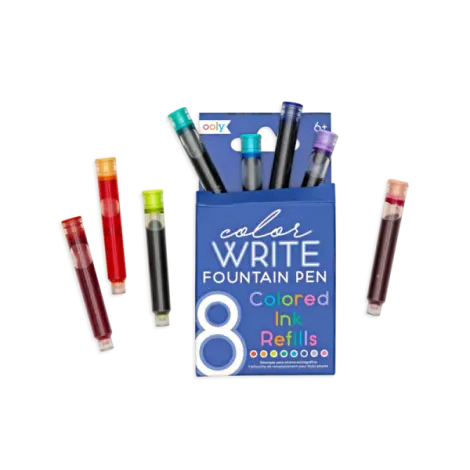 Rezerve Color Write pentru stilouri - set 8 culori