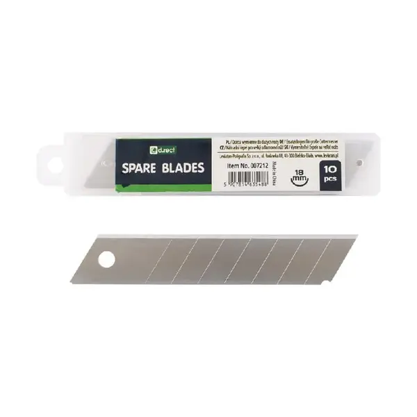 Rezerve cutter 18 mm 10 buc/set D.Rect Rezerve cutter 18 mm 10 buc/set D.Rect