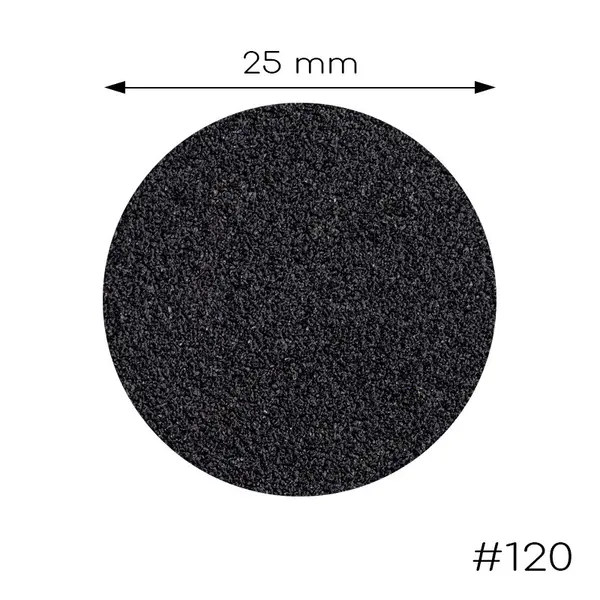 Rezerve pentru disc pedichiura - duritate 120 - 25mm