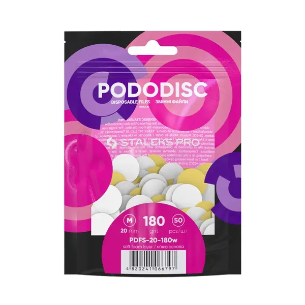 Rezerve pt disc pedichiura cu strat de spuma Staleks PDFS-20-180