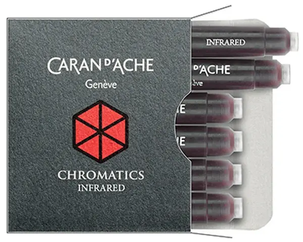Rezerve stilou Caran d'Ache Chromatics – Rosu, 6 bucati