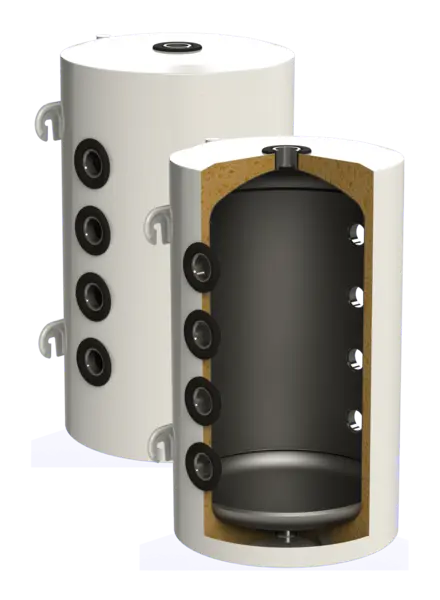 Rezervor de acumulare Puffer pentru pompe de caldura Sunsystem PSM 80 litri