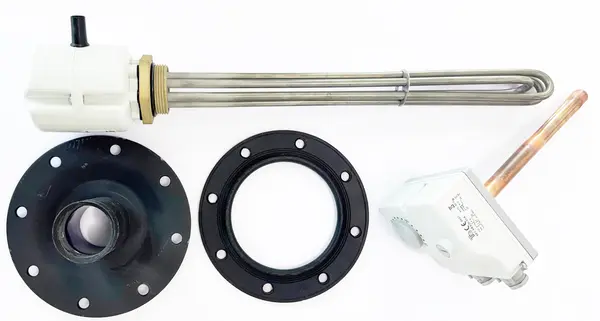 Rezistenta electrica 4.5 kw pentru boilere indirecte OPTIMA EV sau Tesy, termostat, flansa si garnitura incluse