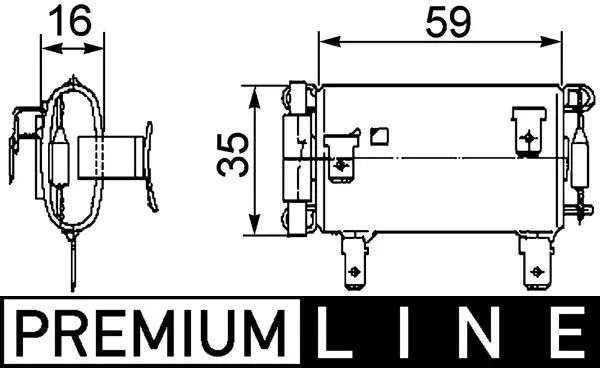 Rezistor, ventilator habitaclu MAHLE BEHR *** PREMIUM LINE *** ABR 14 000P
