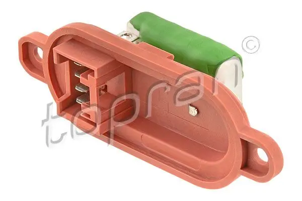 Rezistor, ventilator habitaclu TOPRAN 600 381