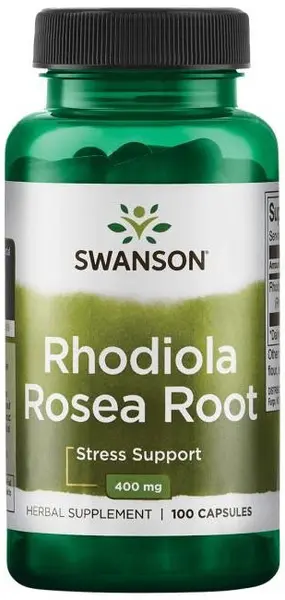Rhodiola Rosea Root, 400 mg, 100 capsule, Swanson