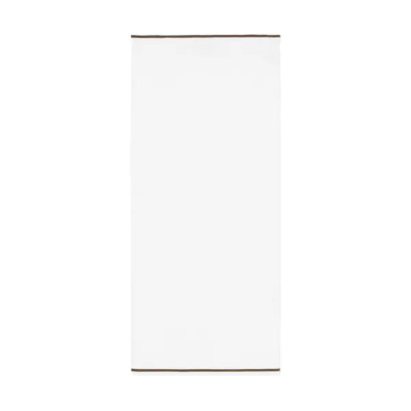 Ribbed viscose mini skirt white S