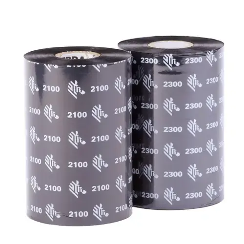 Ribon ZEBRA 2300, 110mm x 74m, Negru