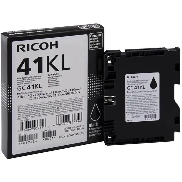 RICOH CARTUS TONER BLACK 405765 GC-41KL 0,6K ORIGINAL RICOH AFICIO SG 2100N