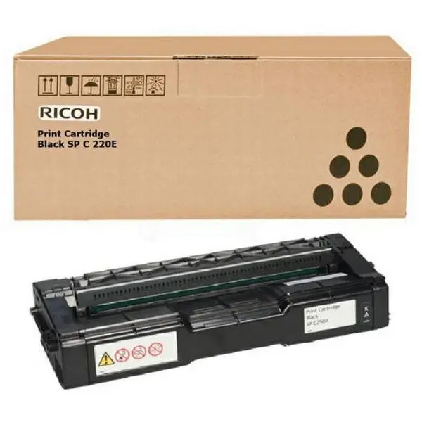RICOH CARTUS TONER BLACK 407543 2K ORIGINAL RICOH SP C250E