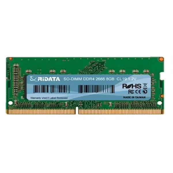 RIDATA Memorie RAM Ridata Ritek, DDR4, capacitate 8GB, frecventa 2666Mhz, CL 19, 1.2V