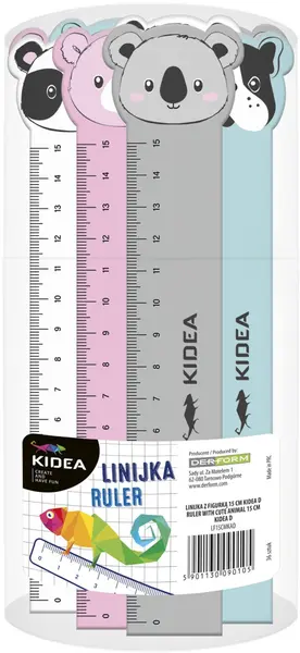 Rigla Kidea - Animale, 15 cm, asortiment