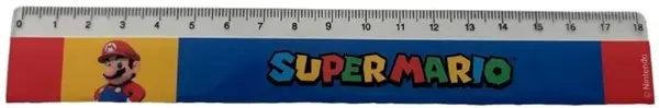 Rigla Panini Super Mario - Colore, 18 cm