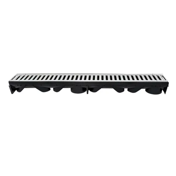 Rigola Capac Zincat, 100 x 13 cm, Negru
