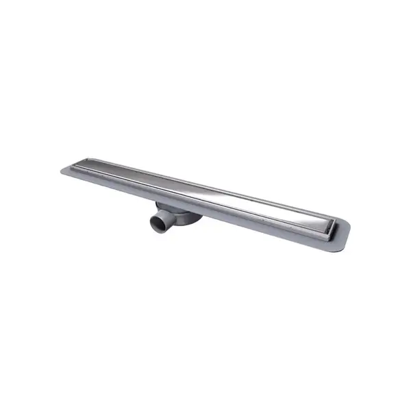 Rigola dus faiantabila Kessel Linearis Compact, 75 cm, cu sita pentru par si clapeta anti-miros