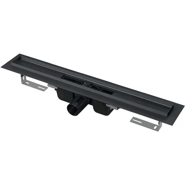 Rigola dus faiantabila neagra, iesire laterala 850 mm Alcadrain APZ1BLACK-850