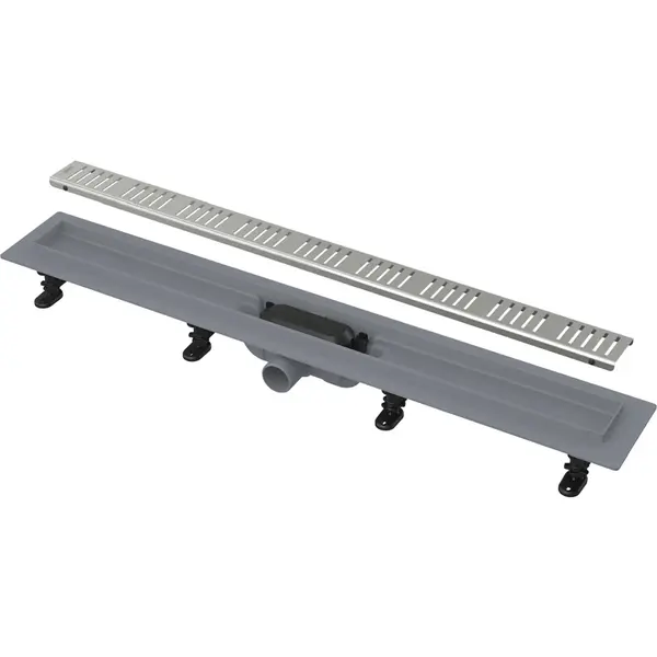 Rigola dus iesire laterala cu capac perforat crom 550 mm Alcadrain APZ10-550M