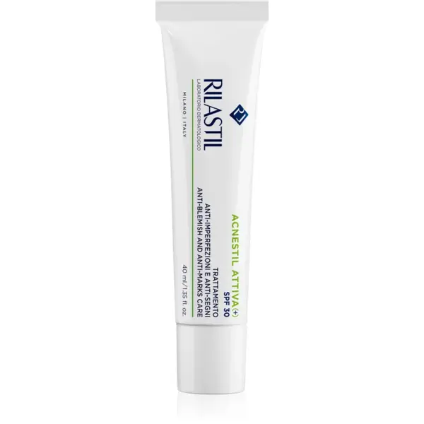 Rilastil Acnestil Attiva (+) cremă pentru față impotriva imperfectiunilor pielii SPF 30 40 ml