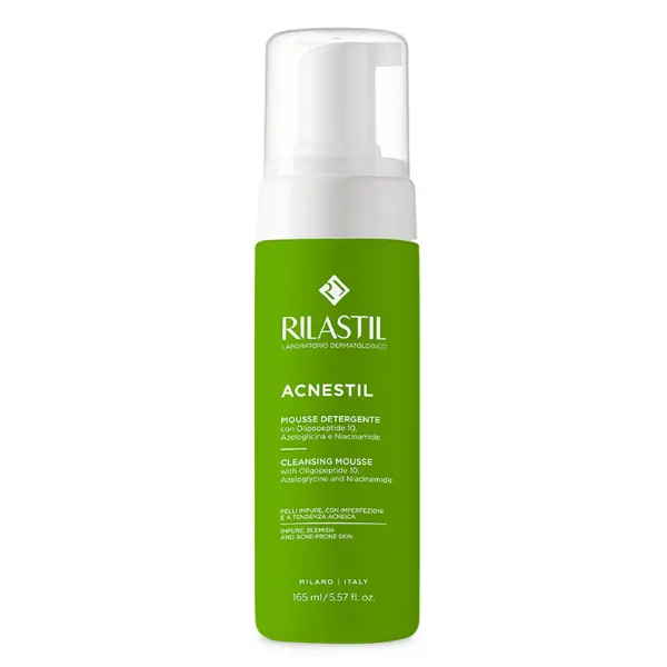 Rilastil Acnestil Spuma curatare ten cu tendinta acneica, Istituto Ganassini | 165 ml
