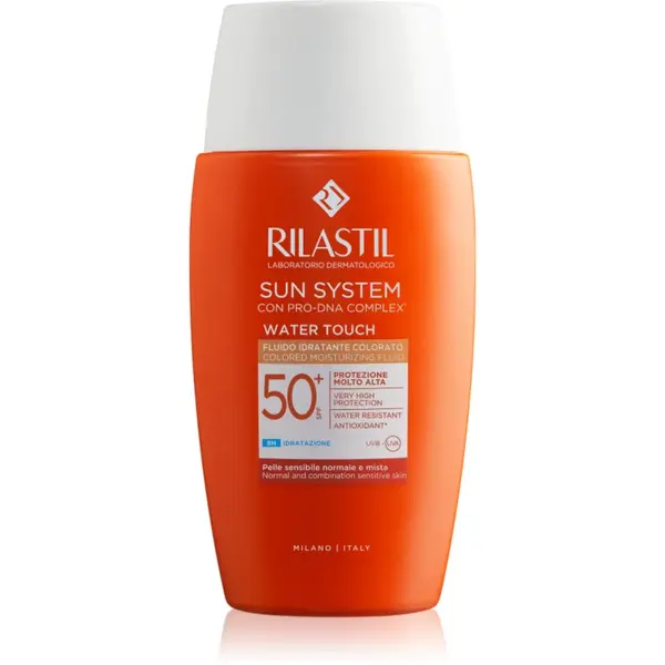 Rilastil Sun System Water Touch fluid protector tonifiant pentru față SPF 50+ 50 ml