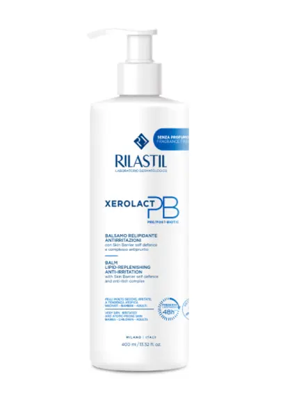 Rilastil Xerolact Balsam pre/postbiotic antiiritaţii și refacere a lipidelor 400 ml