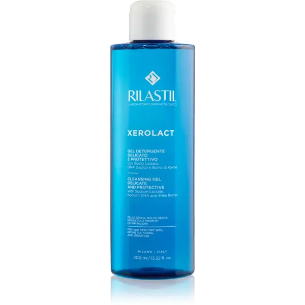 Rilastil Xerolact Cleansing Gel gel de curățare blând pentru pielea uscata sau foarte uscata 400 ml