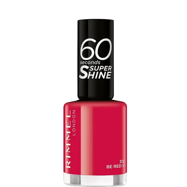 Rimmel 60 Seconds Super Shine Nail Polish – 312 Be Red-y