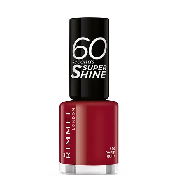 Rimmel 60 Seconds Super Shine Nail Polish – 320 Rapid Ruby