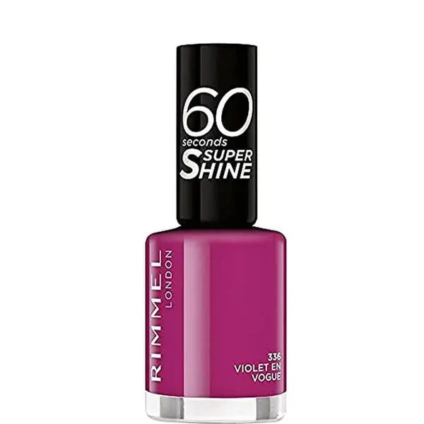 Rimmel 60 Seconds Super Shine Nail Polish – 336 Violet En Vogue