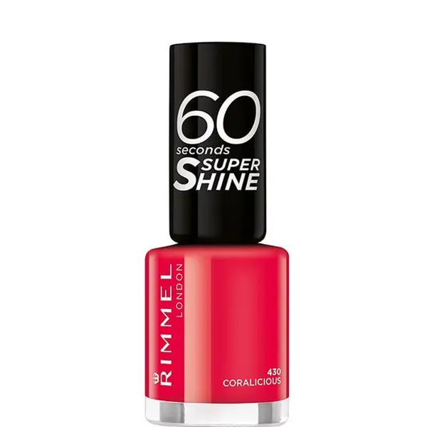 Rimmel 60 Seconds Super Shine Nail Polish – 430 Coralicious