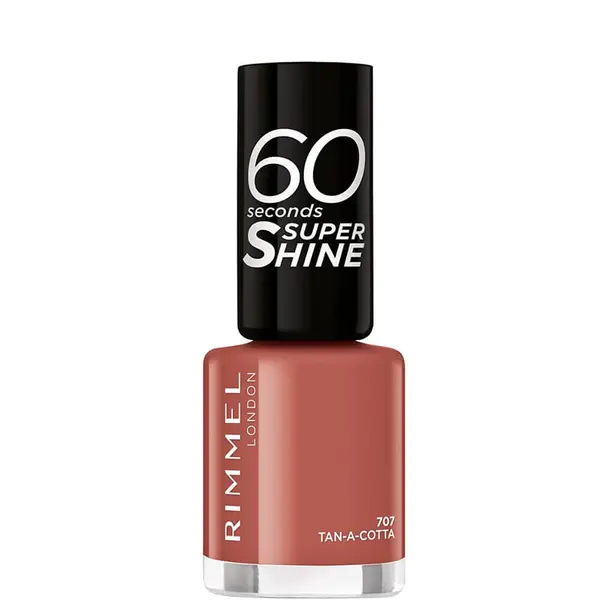 Rimmel 60 Seconds Super Shine Nail Polish – 707 Tan-A-Cotta