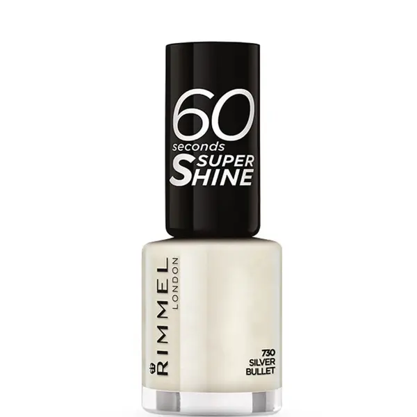 Rimmel 60 Seconds Super Shine Nail Polish – 730 Silver Bullet