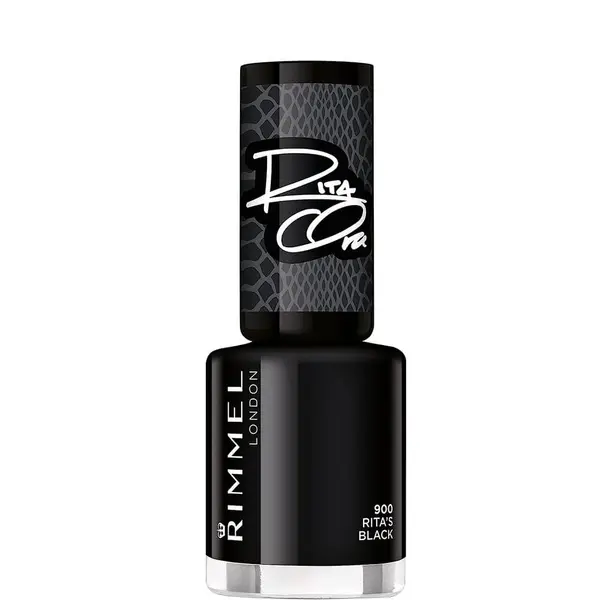 Rimmel 60 Seconds Super Shine Nail Polish – 900 Rita’s Black