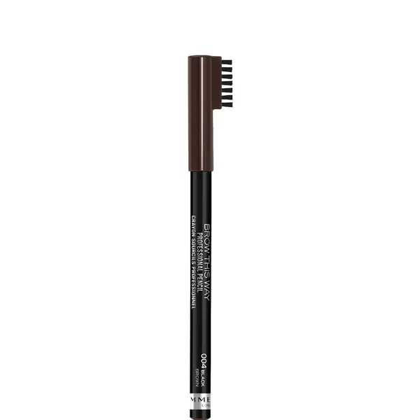 Rimmel Eyebrow Pencil with Brush - Black Brown